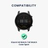 Sada 2 řemínků pro Xiaomi Mi Watch/Mi Watch Color Sport, Kwmobile, Black/Grey, Silicone, 58466.02