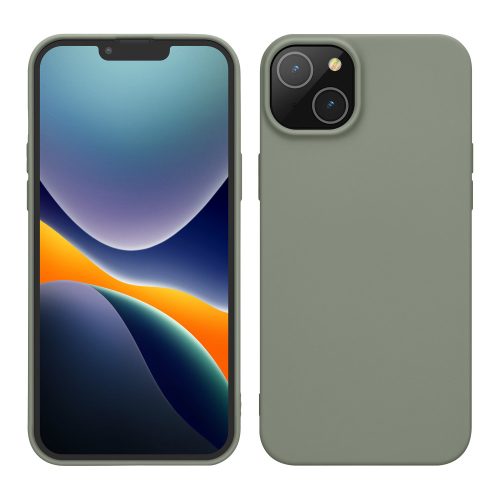 Kryt Kwmobile pro Apple iPhone 14 Plus, silikon, zelený, 59076.172