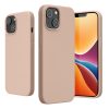 Kryt Kwmobile pro Apple iPhone 14, silikonový, krémový, 59071.225