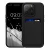 Kryt Kwmobile pro Apple iPhone 14 Pro, silikonový, černý, 59114.01