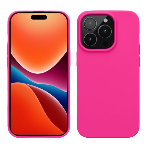 Kryt Kwmobile pro Apple iPhone 14 Pro, silikonový, růžový, 59077.77