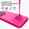 Kryt Kwmobile pro Apple iPhone 14 Pro, silikonový, růžový, 59077.77