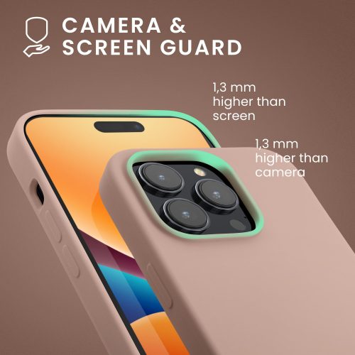 Kryt Kwmobile pro Apple iPhone 14 Pro, Silicon, Cream, 59073.10