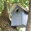Casa din lemn pentru pasari Navaris, 25x20x17.9 cm, cu intrare metalica, 55458.02