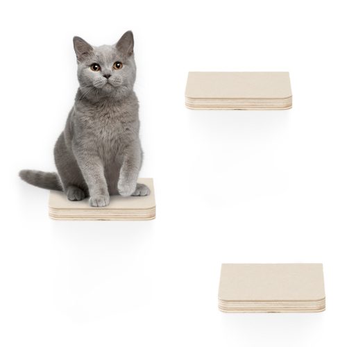 Navaris lezecký nábytek pro kočky, krém, dřevo, 59243.01