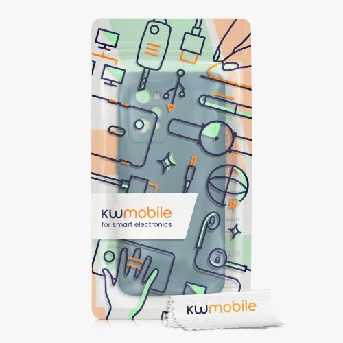 Pouzdro Kwmobile pro Realme GT Neo 3T, silikonové, zelené, 59246.57