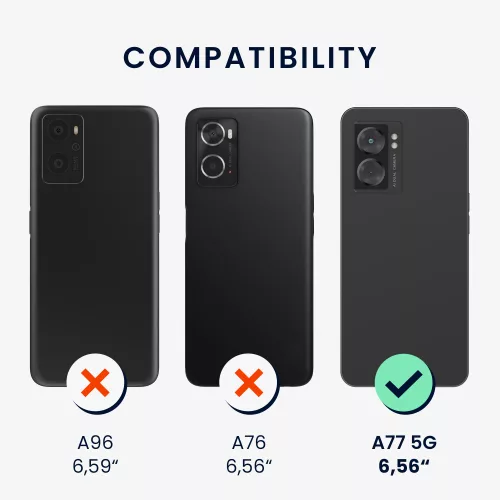 Kwmobile pouzdro pro OPPO A77, silikonové, zelené, 59245.169