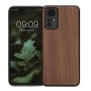 Pouzdro Kwmobile pro Xiaomi Redmi Note 12S, hnědé, dřevo/silikon, 60697.18