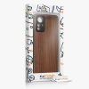 Pouzdro Kwmobile pro Xiaomi Redmi Note 12S, hnědé, dřevo/silikon, 60697.18