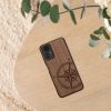Pouzdro Kwmobile pro Xiaomi Redmi Note 12S, hnědé, dřevo/silikon, 60692.01