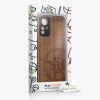 Pouzdro Kwmobile pro Xiaomi Redmi Note 12S, hnědé, dřevo/silikon, 60692.01
