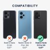 Pouzdro Kwmobile pro Xiaomi Redmi Note 12 Pro 5G, šedé/černé, textilní/silikonové, 60736.22