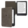 Kryt kwmobile pro Kobo Clara 2E, Ekologická kůže, Šedá, 60229.05