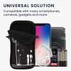 Kryt Kwmobile Universal XXL - 7", neopren, černo/bílý, 58701.5.03