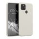 kwmobile pouzdro pro Google Pixel 5, silikonové, bílé, 53778.02