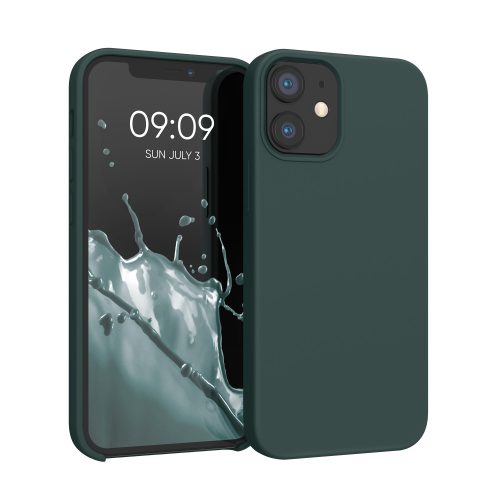 kwmobile pouzdro pro Apple iPhone 12 Mini, silikonové, zelené, 52640.171