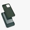 kwmobile pouzdro pro Apple iPhone 12 Mini, silikonové, zelené, 52640.171