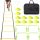 Set Navaris scara agilitate cu jaloane, 12 trepte, 6 m, conuri, geanta inclusa, 61118.06