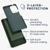 kw pouzdro na mobil pro Samsung Galaxy A53 5G, silikonové, zelené, 57835.118