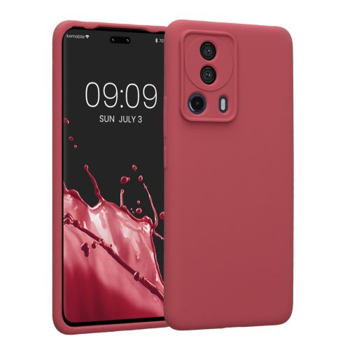 Pouzdro Kwmobile pro Xiaomi 13 Lite 5G, tmavě růžové, silikonové, 61166.167