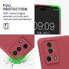 Pouzdro Kwmobile pro Xiaomi 13 Lite 5G, tmavě růžové, silikonové, 61166.167