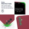 Pouzdro Kwmobile pro Samsung Galaxy A34 5G, červené, silikonové, 60807.209