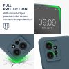 Pouzdro Kwmobile pro Xiaomi Redmi Note 12, tmavě zelené, silikonové, 61180.202