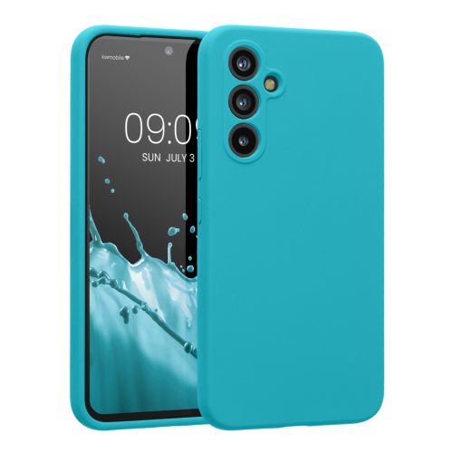 Pouzdro Kwmobile pro Samsung Galaxy A54 5G, světle modré, silikonové, 60795.205