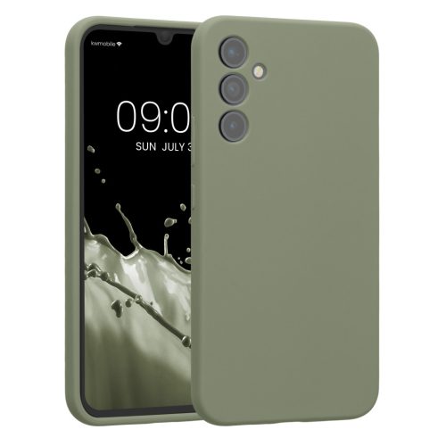 Pouzdro Kwmobile pro Samsung Galaxy A34 5G, světle zelené, silikonové, 60807.172