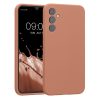 Pouzdro Kwmobile pro Samsung Galaxy A34 5G, tmavě krémové, silikonové, 60807.237