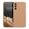 Pouzdro Kwmobile pro Samsung Galaxy A34 5G, krémové, silikonové, 60807.245