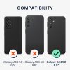 Pouzdro Kwmobile pro Samsung Galaxy A34 5G, krémové, silikonové, 60807.245