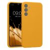 Pouzdro Kwmobile pro Samsung Galaxy A34 5G, oranžové, silikonové, 60807.191