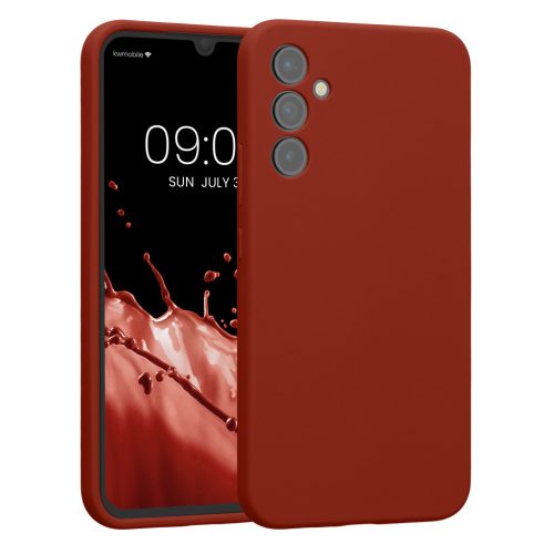 Pouzdro Kwmobile pro Samsung Galaxy A34 5G, červené, silikonové, 60807.248