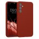 Pouzdro Kwmobile pro Samsung Galaxy A34 5G, červené, silikonové, 60807.248