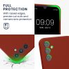 Pouzdro Kwmobile pro Samsung Galaxy A34 5G, červené, silikonové, 60807.248