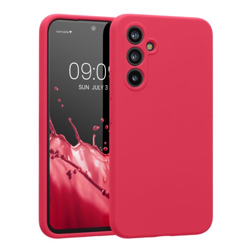 Pouzdro Kwmobile pro Samsung Galaxy A54 5G, červené, silikonové, 60795.238