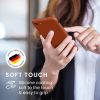 Pouzdro Kwmobile pro Apple iPhone SE (2022)/iPhone SE (2020)/iPhone 8, hnědé, silikonové, 49979.249