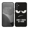 Pouzdro Kwmobile pro Samsung Galaxy A34 5G, černé/bílé, silikonové, 61245.01