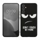 Pouzdro Kwmobile pro Samsung Galaxy A34 5G, černé/bílé, silikonové, 61245.01