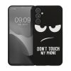 Pouzdro Kwmobile pro Samsung Galaxy A34 5G, černé/bílé, silikonové, 61245.01