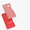 kwmobile pouzdro pro Google Pixel 6a, silikonové, růžové, 57815.219