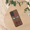 Kryt Kwmobile pro Xiaomi Redmi Note 11 Pro 5G/Redmi Note 12 Pro, hnědý/černý, dřevo/silikon, 57381.15