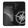 Pouzdro Kwmobile pro Samsung Galaxy A54 5G, černé/bílé, silikonové, 61246.03