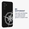 Pouzdro Kwmobile pro Samsung Galaxy A54 5G, černé/bílé, silikonové, 61246.03