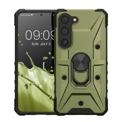 Pouzdro Kwmobile pro Samsung Galaxy S23, zelené, polykarbonátové, 61249.17