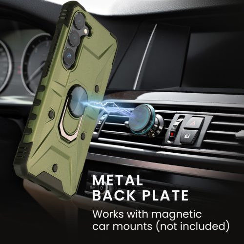 Pouzdro Kwmobile pro Samsung Galaxy S23, zelené, polykarbonátové, 61249.17