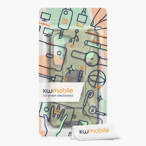 Pouzdro Kwmobile pro Samsung Galaxy S23, zelené, polykarbonátové, 61249.17