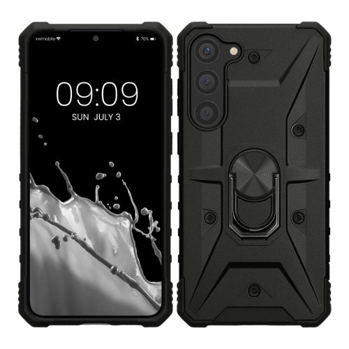 Pouzdro Kwmobile pro Samsung Galaxy S23 Plus, černé, polykarbonátové, 61250.01