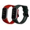 Sada 2 kwmobile řemínků pro Huawei Band 4, silikon, zelená/červená, 59802.04